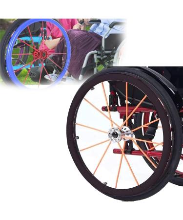 PHFFDD Wheelchair Armrest/tire Cover Thickened 4.6mm Silicone Resistant/Dirt-Resistant/Non Dust Easy to Clean+ Anti-Slip for Wheelchair/Strollers Diameter 22 Inches A