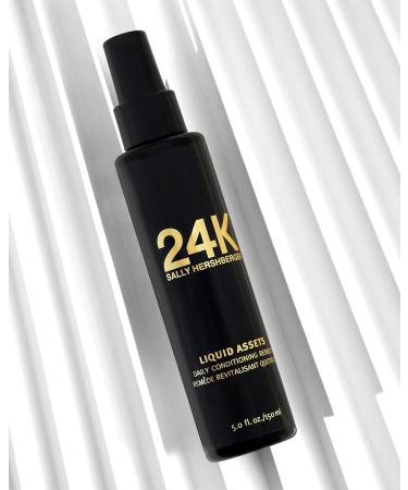 Sally Hershberger 24K Liquid Assets Daily Conditioning Remedy - Weightless Leave-In Treatment for Luscious Refreshed Locks - Bonding Keratin-Fortified Formula - Paraben And Phthalate Free - 150 ml 5 Ounce (Pack of 1) 5.07 Oz - Buy Online on GoSupps.com