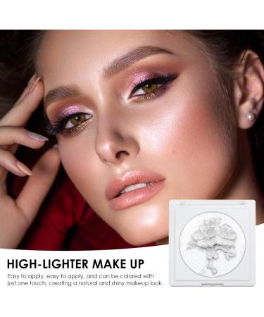 Highlighter Makeup Palette Glitter Highlight Bronzer Powder Highlighter Palette 3D Plum Blossom Makeup Palette Long-Lasting Face Illuminator Natural Shiny Highlight Makeup Shakven 01# - Buy Online on GoSupps.com