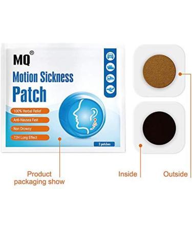 Motion Sickness Patch 20 Pack - Relieves Vomiting, Nausea, & Dizziness - For Cars, Ships, Airplanes, Trains & More - Buy Online on GoSupps.com