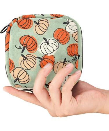 Autumn Pumpkin Menstrual Storage Bag - Portable Period Kit for Women, Teens, and Ladies - Feminine Product Pouch - Menstrual Cup and Tampon Holder - Color 6 - Buy Online on GoSupps.com