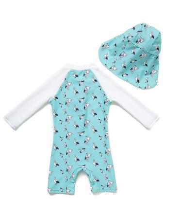 Bonverano Baby Boys Swimsuit - Pelican, 3-6 Months | UPF 50+ Sun Protection - Buy Online on GoSupps.com