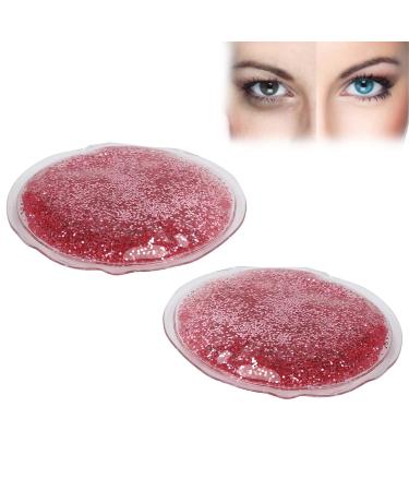 Hot Cold Compress Eye Gel Ice Pack Reusable Gel Eye Cover for Eye Puffiness Dark Circles Relieve Eye Fatigue Eye Cooling Masks Gel Warming Eye Patches