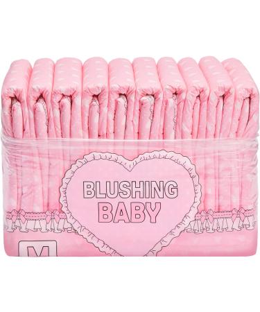 LittleForBig Adult Printed Diapers - Blushing Baby 10 Pack (Large 36-46) - Stylish & Comfortable Options for Adults - Buy Online on GoSupps.com