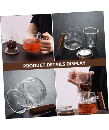 Zerodeko 1pc Flower Tea Cup Glass Cups Drinking Glasses Beer Can The Household Office Cup Office Mug Domestic As Shown 15.3X10.5X8.5cm - Buy Online on GoSupps.com