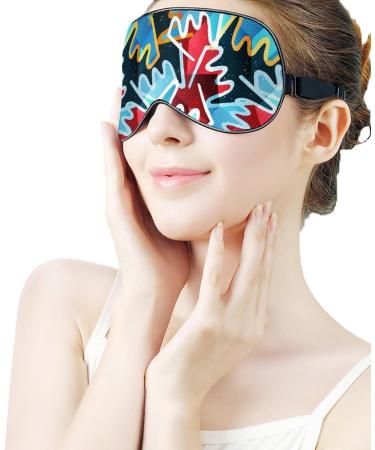 Vintage Grunge Texture Sleep Mask Eye Cover for Sleeping Blindfold with Adjustable Strap Blocks Light Night Travel Nap for Men Women - Buy Online on GoSupps.com