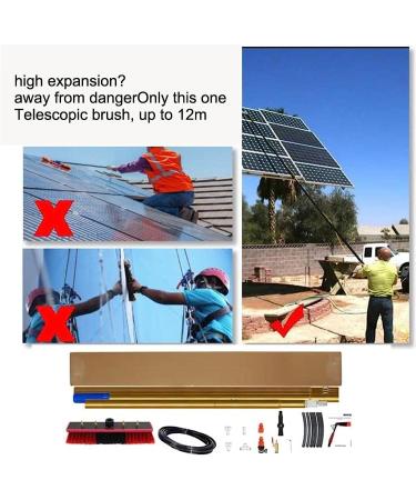 Window Cleaning Brush 3.6-11M Window Cleaning Equipment Photovoltaic Panel Cleaning Window Cleaning Pole Extendable Window Cleaning Pole Professional Window Cleaning Kit With 32Cm Brush Head 12ft/3.6m - Buy Online on GoSupps.com