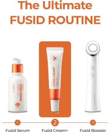Fusid Cream Plus (0.5oz) - Korean Face Moisturizer for Hydration & Even Skin Tone | Peptides & Vitamin C | Travel Essential - Buy Online on GoSupps.com