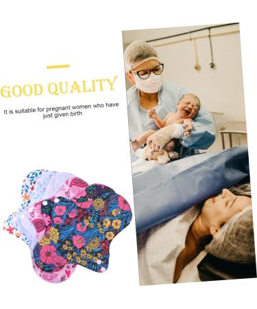 6pcs Washable Menstrual Cloth Panty Liner Set - Durable & Portable Women's Period Pads - Buy Online on GoSupps.com