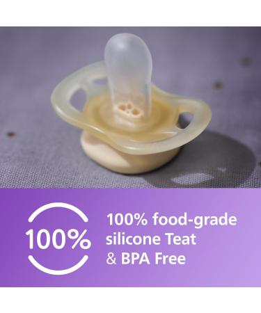 Philips AVENT Ultra Start Pacifiers Orthodontic Dummies for Newborns 0-2 Months BPA-Free with Sterilisation and Carry Case Pack of 2 SCF075/01 - Buy Online on GoSupps.com