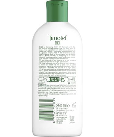 Timotei shampooing bio Femme Nourissant Parfum Miel et Jojoba Id al pour les cheveux secs hydratant douceur brillance et volume 250ml Purifiant Bio - Buy Online on GoSupps.com