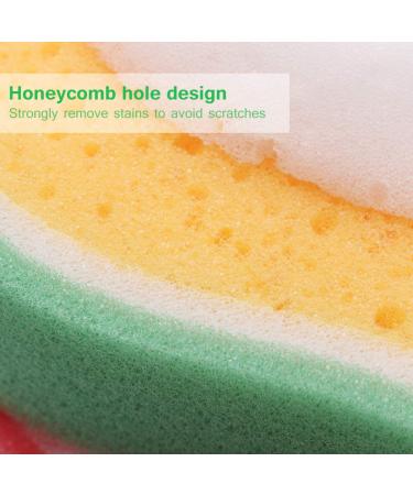 COHEALI Fruit Shaped Bath Sponge Set - 4pcs Exfoliating Shower Sponges for Body and Back Cleaning (Mango, Honeydew Melon, Orange, Strawberry) - Buy Online on GoSupps.com