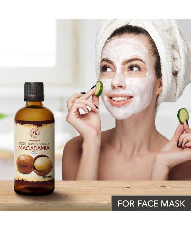 Pure Cold-Pressed Macadamia Oil 100ml - Natural Carrier Oil for Skin & Hair Care | South Africa - Buy Online on GoSupps.com