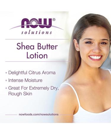 NOW Solutions Certified Organic Shea Butter Moisturizer For Rough And Dry Skin 207mL - Buy Online on GoSupps.com