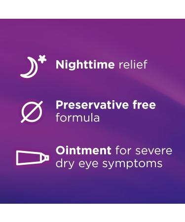 Soothe Preservative-Free Lubricant Eye Ointment Nighttime Relief for Severe Dry & Irritated Eyes Gentle for Sensitive Eyes 0.12 Fl Oz - Buy Online on GoSupps.com