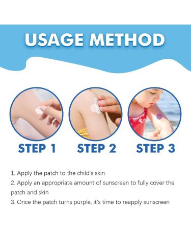 UV Stickers for Sunscreen | 80 UV Color Changing Patch Multi-Purpose UV Detecting Tool for Beaches Parks Picnic and Hiking - Buy Online on GoSupps.com