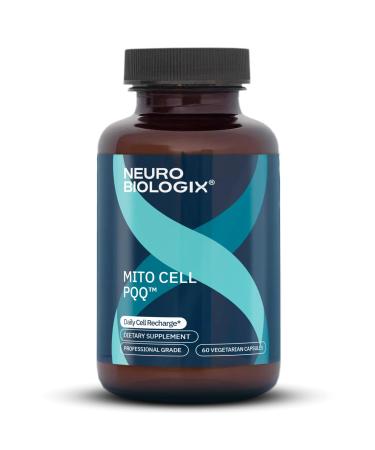 Neurobiologix Mito Cell PQQ Energy & Focus Supplement with CoQ10 Vitamin C NADH Acetyl L Carnitine & Antioxidants for Cellular Health & Mitochondrial Support Promotes Overall Wellness 90 Capsules