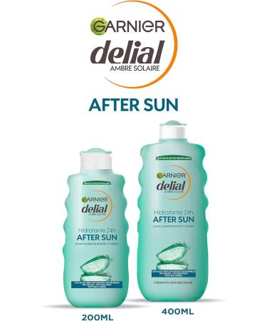 Garnier Delial After Sun Soothing Moisturising Milk with Aloe Vera - 400ml | Refresh & Hydrate Skin After Sun Exposure - Buy Internationally - Buy Online on GoSupps.com