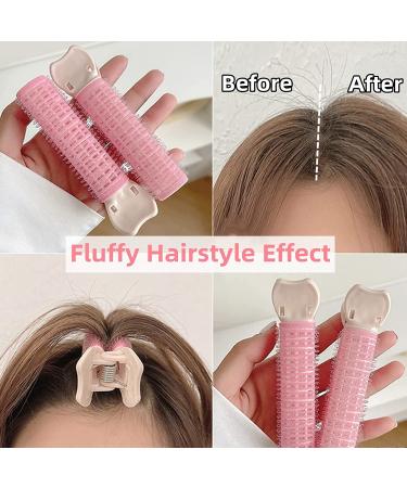 Volumizing Hair Clips for Instant Root Volume - DIY Styling Tool (4 pcs) Pink - Buy Online on GoSupps.com