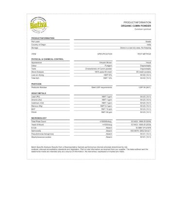 Organic Ground Cumin 100g - High-Quality Cumin Powder - Biotiva - Packaged & Controlled in Germany for Optimal Freshness - Buy Online on GoSupps.com