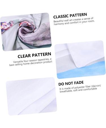 HOMSFOU 2pcs Japanese Cherry Blossom Tapestry Large Carpet Flower Sticker Sofa Cover Flower Wall Decor Flowers Christmas Decor Japanese-style Wall Tapestry Polyester (polyester) 200x150cmx2pcs As Shownx2pcs - Buy Online on GoSupps.com