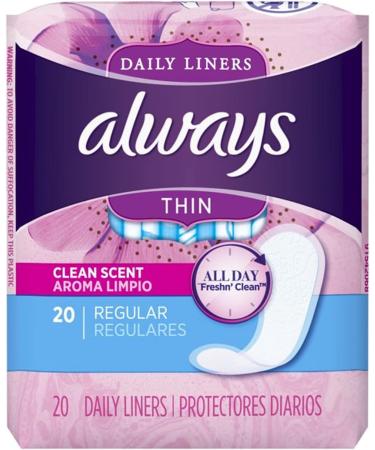 Always Thin Active 20 - Stay Fresh and Protected All Day | 1 Pack - Buy Online on GoSupps.com