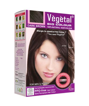 Vegetal Bio Colour- Dark Brown 150g.