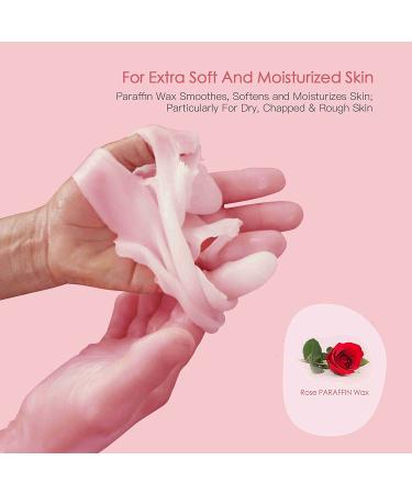 EasyinBeauty Paraffin Wax Machine Kit for Hands and Feet - 6 Pack Rose Wax, Hot Wax Therapy Spa - 3000ml Large Capacity Pot - Great Spa Gift (Pink) - Buy Online on GoSupps.com