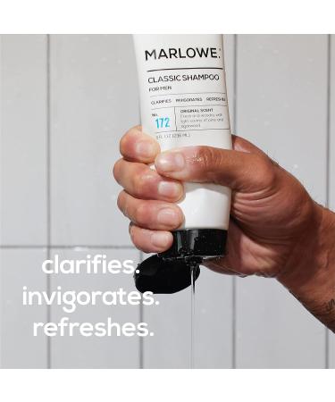 MARLOWE Classic Men's Shampoo and Conditioner Set - Clarifying, Invigorating, and Moisturizing Formula for All Hair Types - Buy Online on GoSupps.com
