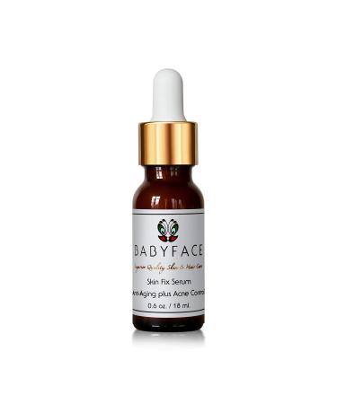 BABYFACE Clear Skin Potent & Fast Working SkinFix Serum 2.5% Retinol + 20% Vitamin C + Niacinamide Salicylic Acid for Teen and Adult Acne 0.6 oz.