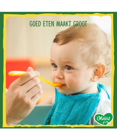 Nutricia Nederland BV Olvarit Pear Apple Yoghurt fruit snack for babies from 8+ months 6x200 grams of baby food in a fruit jar - Buy Online on GoSupps.com