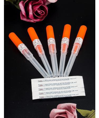 Qiwnswoy Stainless Steel Piercing Needles Set - 14G, 16G, 18G, 20G - Sterile Disposable Body Piercing Kit for Ear, Nose, Navel, Nipple, Lip, Belly Button - Catheter Cannula Included - Buy Online on GoSupps.com