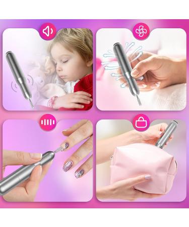 Winzwon Electric Nail Drill File Kit - Professional Efile Manicure Pedicure Tools for Acrylic, Gel, Dip Nails - Gifts for Women - Buy Online on GoSupps.com
