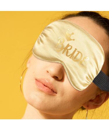 Buy LALAFINA Bride Eye Blinder - Adjustable Imitation Silk Sleeping Mask | Soft Eye Pillow & Travel Blindfold for Weddings & Relaxation - Buy Online on GoSupps.com