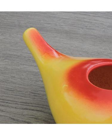 ANCIENT IMPEX Ceramic Neti Pot with Neti Salt Sachets - Natural Sinus Cleansing Solution - Buy Online on GoSupps.com