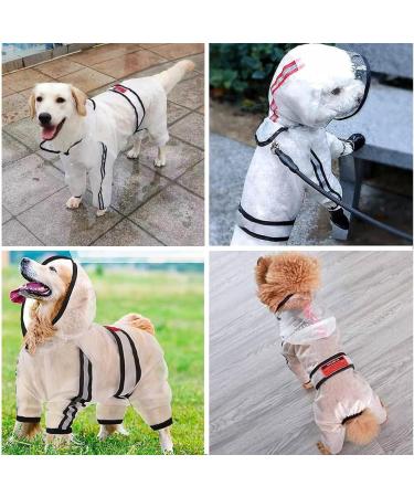 XXL Waterproof Dog Raincoat with Reflective Strip & Hood - Perfect for Small Dogs - Buy Online on GoSupps.com