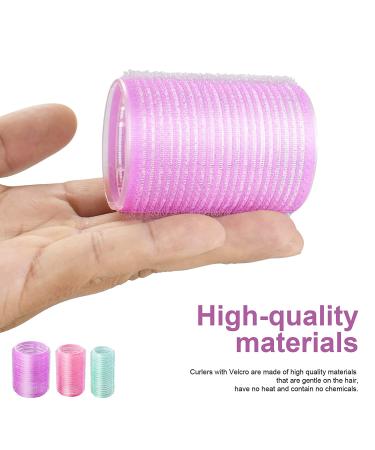 33 Pcs Self Grip Hair Rollers Set for Long Hair | Curling Rollers in 25mm, 30mm, 44mm | Hair Styling Tools for Fine Thin & Black Hair - Buy Online on GoSupps.com