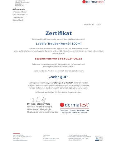 Lebbio Grapeseed Oil 100ml 100% Natural Cold Pressed - Grapeseed Oil - Natural Moisturizing Care - For Hair Skin Massage Face Beard & Aromatherapy - Omega 3 - Buy Online on GoSupps.com