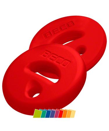 BECO AquaDisc SZ Aqua Training Training Discs Aqua Dumbbells Pair Red - Buy Online on GoSupps.com