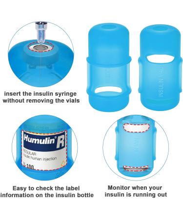 iGuerburn Insulin Vial Protector for Diabetes - Green Silicone Sleeve for 10ML Vials - Buy Online on GoSupps.com