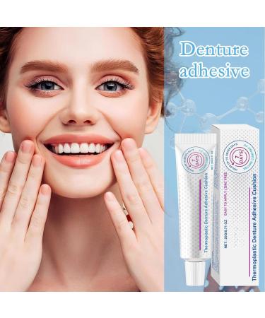 GkgWuxf Powerful Denture Adhesive Cream Denture Seal Cream that Provides Firm Posture Strong Grip Comfortable Wearable Denture Accessories - Buy Online on GoSupps.com