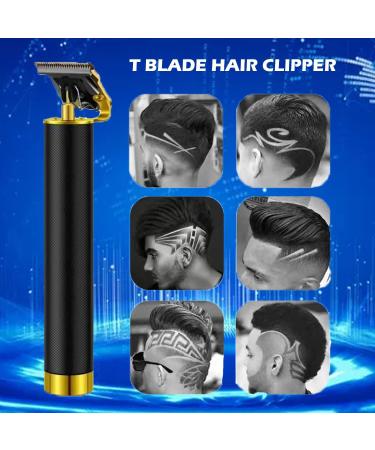 Premium Cordless Hair Clippers for Men - Rechargeable T Blade Trimmer & Beard Shaver Kit with Guide Combs - International Shipping Available - Buy Online on GoSupps.com