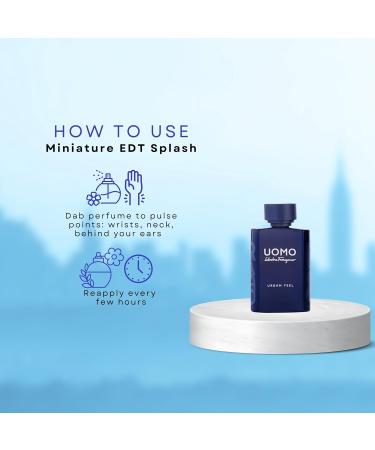 Salvatore Ferragamo Uomo Urban Feel Mini Perfume for Men by Salvatore Ferragamo 0.17 oz 0.17 Fl Oz (Pack of 1) - Buy Online on GoSupps.com