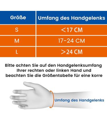 Willcom Thumb Wrist Rail with Metal Stabilizer - Breathable Right Hand Support for Tendinitis Arthritis Carpal Tunnel Relief (Size L) - Buy Online on GoSupps.com