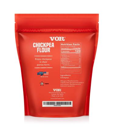 Vr Pure Chickpea Flour 2lbs - Gluten Free & Non GMO Garbanzo Bean Flour - Buy Online on GoSupps.com
