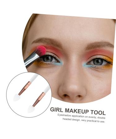 POPETPOP 24 Pcs Eye Shadow & Lipstick Brush Set | Travel Makeup Brushes with Wooden Handles for Women | Essential Eyeshadow Accessories - Buy Online on GoSupps.com