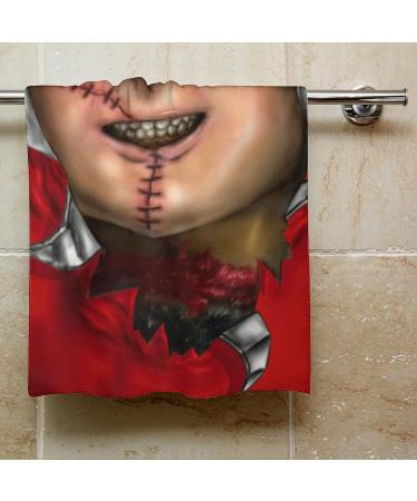 Chucky Horror Microfiber Washcloth Towel 28.7 x 13.8 Inches - Soft & Absorbent - Buy Online on GoSupps.com