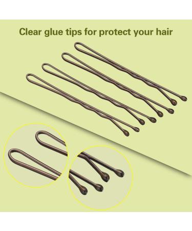 TOKERD 300 Pieces Brown Hairpins with Storage Box - Essential Bobby Pins for Girls & Women | Perfect Hair Accessories for Every Style - Buy Online on GoSupps.com