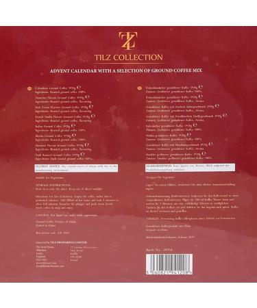 Coffee Advent Calendar 2023 - Selection of 24 Premium Flavoured Coffee Mix - Christmas Presents for Men and Women - Christmas Calendar - Coffee Gifts for Men and Women (Ground Coffee) Ground Coffee Advent - Buy Online on GoSupps.com