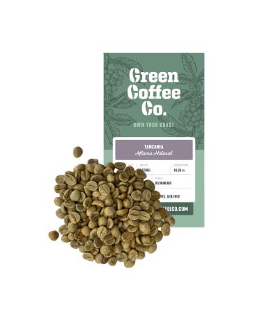 Tanzania Mlama - Natural (2 LBS) Specialty Grade Unroasted Green Coffee Beans 907.2 g (Pack of 1)